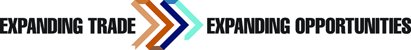 Text: expanding trade - expanding opportunities