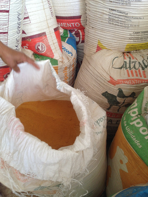 image of DDGS in bags