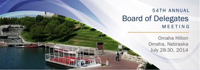 54th Annual Board of Delegates Meeting Cover