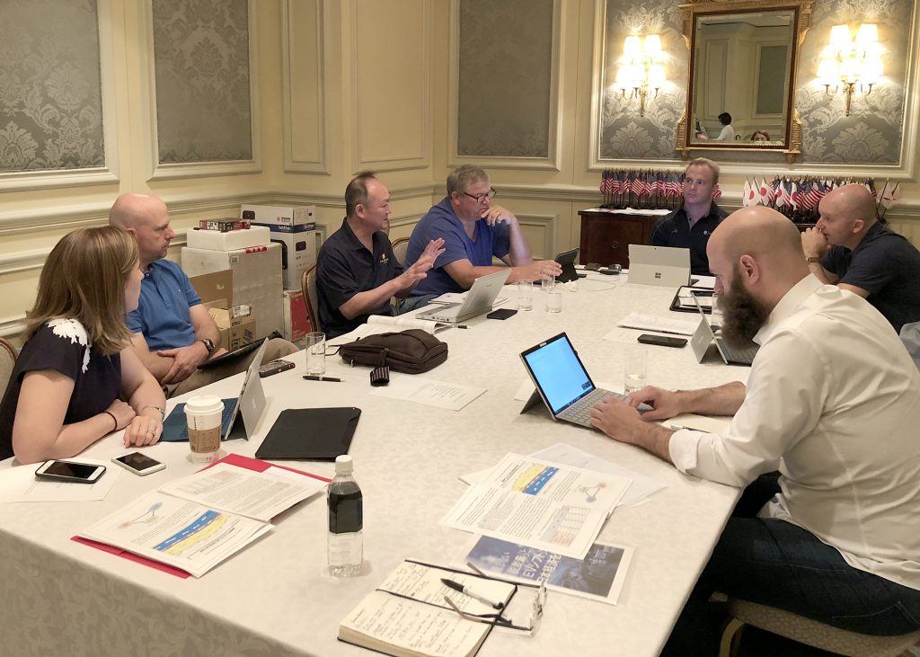 USGBC staff in a meeting room in Japan