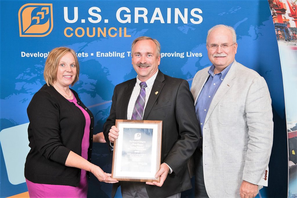 image of man receiving an award