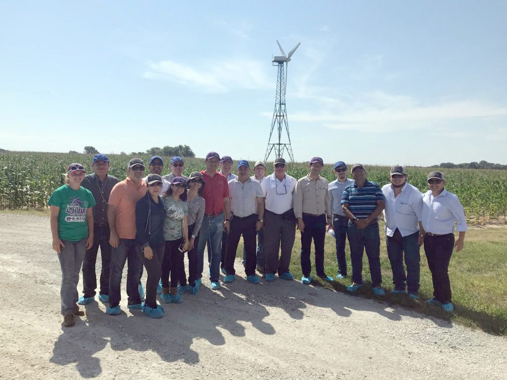 2019 LTA Ethanol Team- group photo of the team standing in a corn field