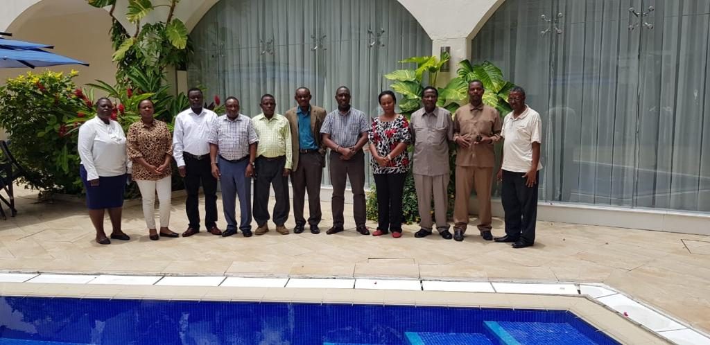 Tanzania Egg Day and Poultry Show- 11 attendees standing next to each other