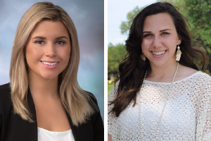 headshots of Rebecca Winkert and Lacey Bowersox