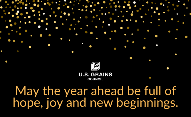 U.S. Grains & BioProducts Council Happy New Year Message