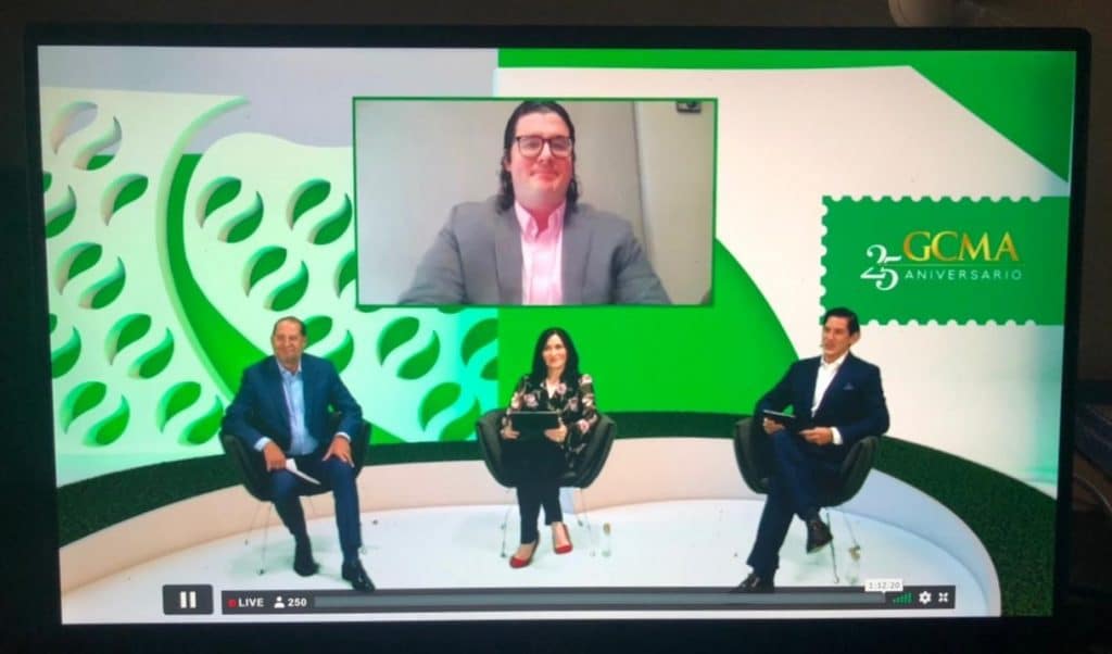 Three People Meeting With One Person Online