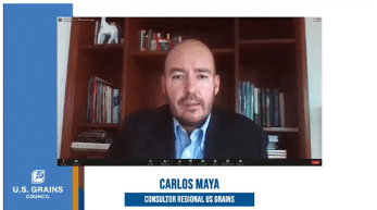 image of man presenting on zoom