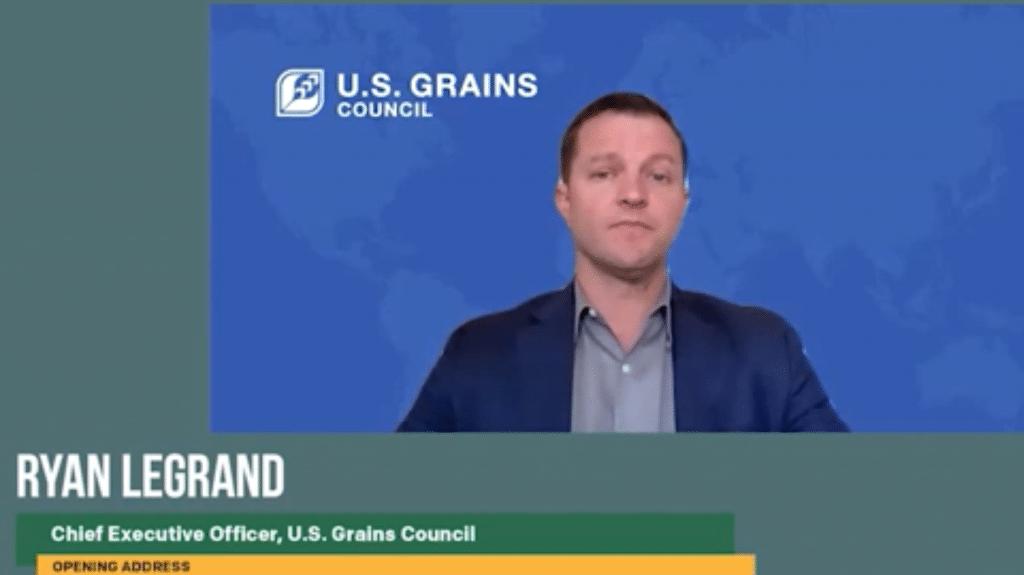 Ryan LeGrand on a zoom call.