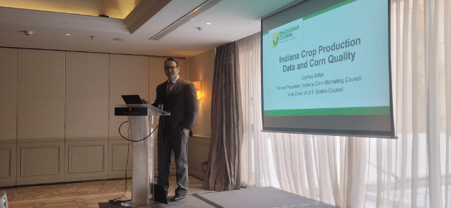 Image of a man giving presentation