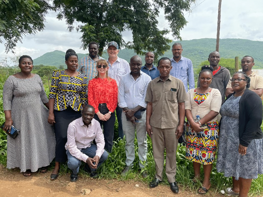 Image of a group of people posing for photo