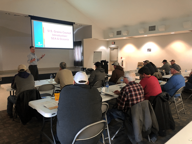 image of a man making a presentation