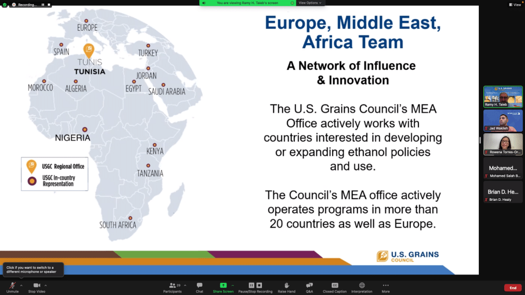 image of a virtual presentation
