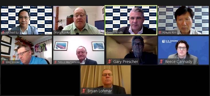 Screenshot of a Zoom call