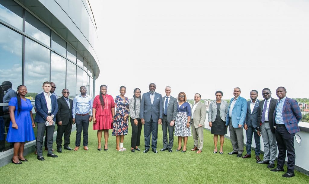 image of a group of people in Ghana smiling for a photo