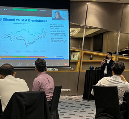 man giving a presentation