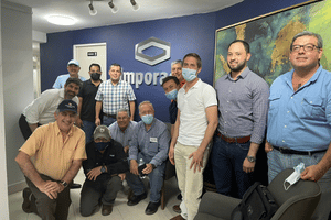 group of men smiling for a photo