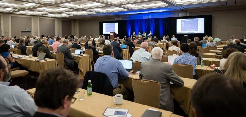 image of people attending a conference