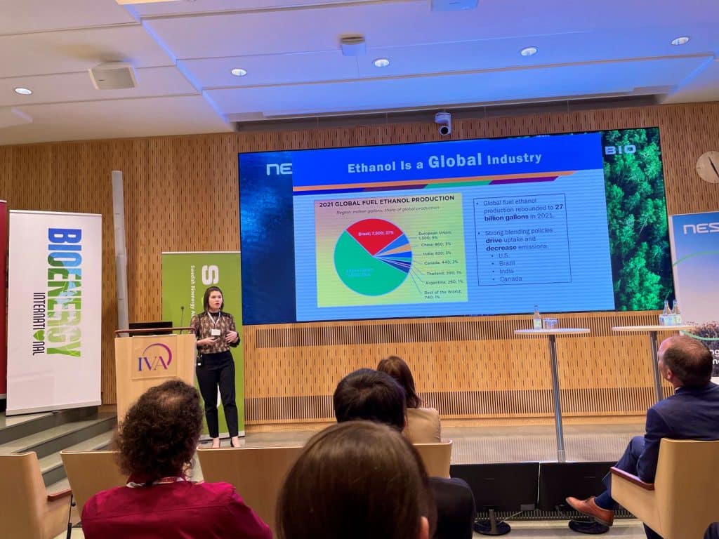 image of woman making a presentation