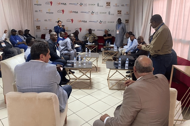 image of people at a training in West Africa