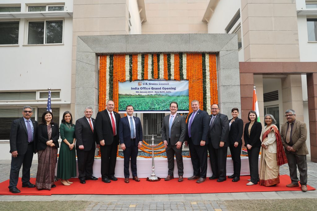 image of people at the grand opening of USGBC's India office
