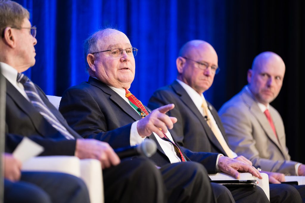 image of Dale Artho talking on a panel