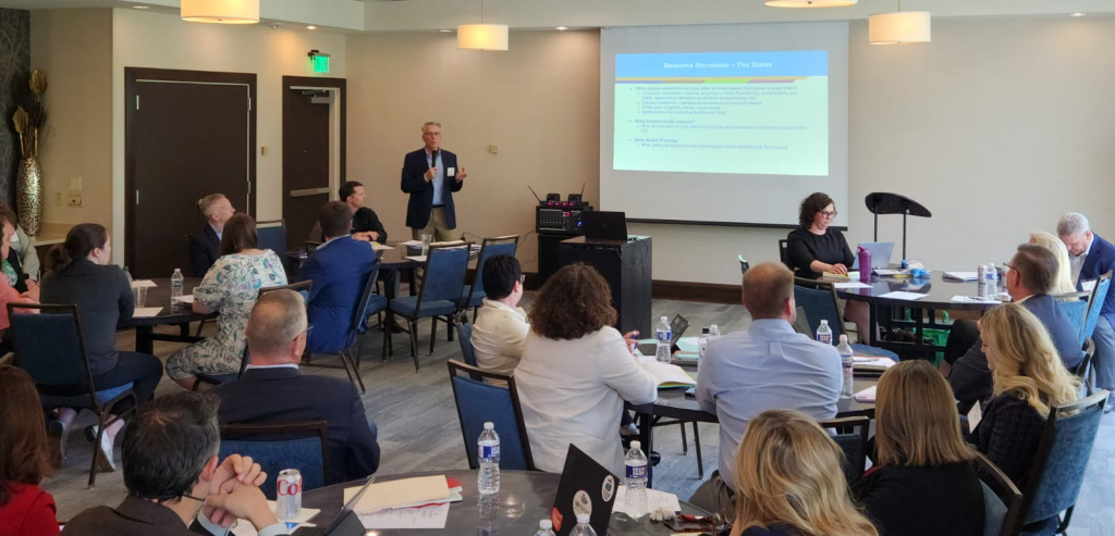 image of man making a presentation