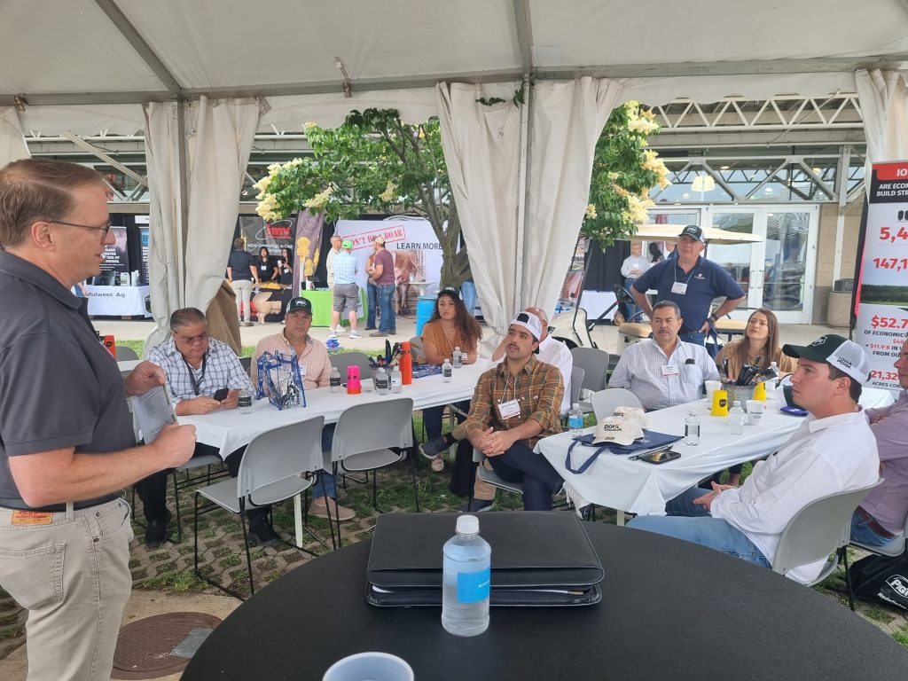 image of people listening to a speaker