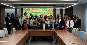 image of group of people with masks on